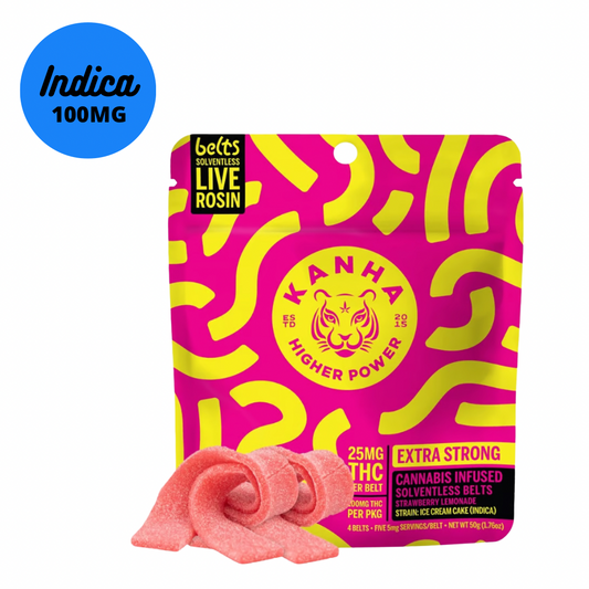 Kanha Solventless Live Rosin Strawberry Lemonade Belts