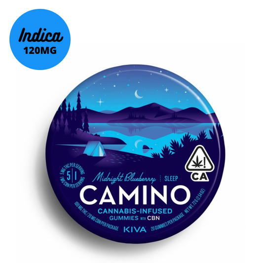 Kiva Camino Midnight Blueberry Gummies