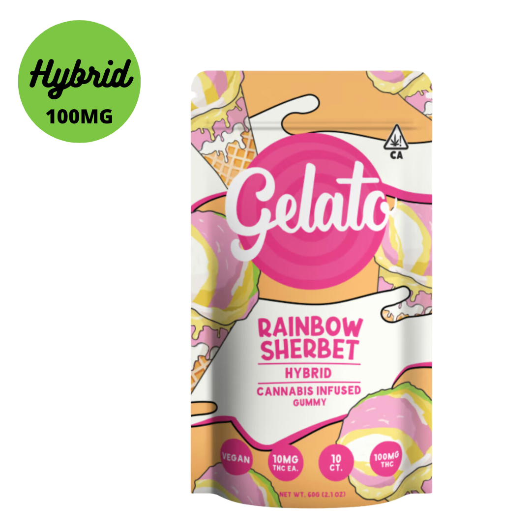 Gelato Canna Co. Rainbow Sherbet Gummies