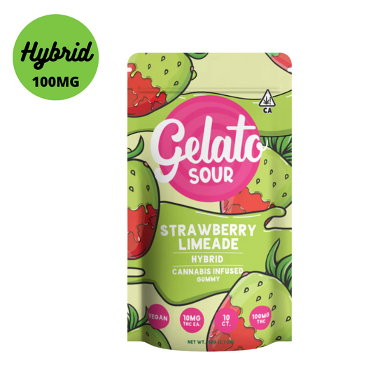 Gelato Canna Co. Strawberry Limeade Sour Gummies