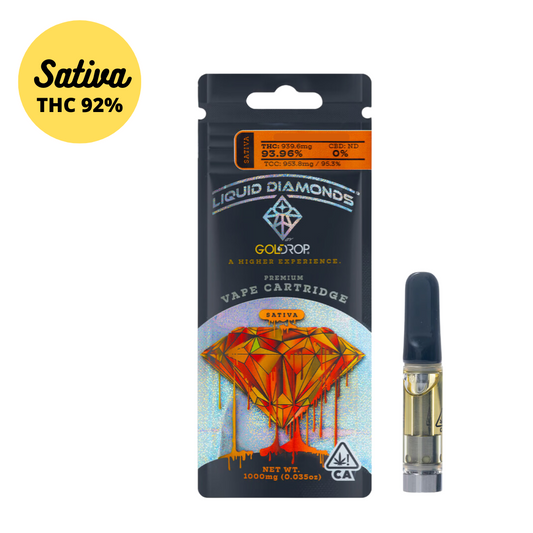 1 GM GoldDrop Pina Fresca Liquid Diamond 510 Vape