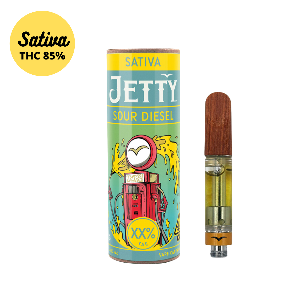 1GM Jetty Extracts Sour Diesel 510 Vape