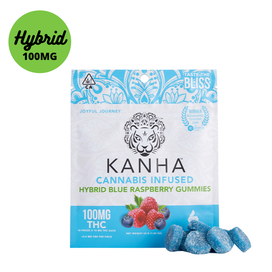 Kanha Blue Raspberry Gummies