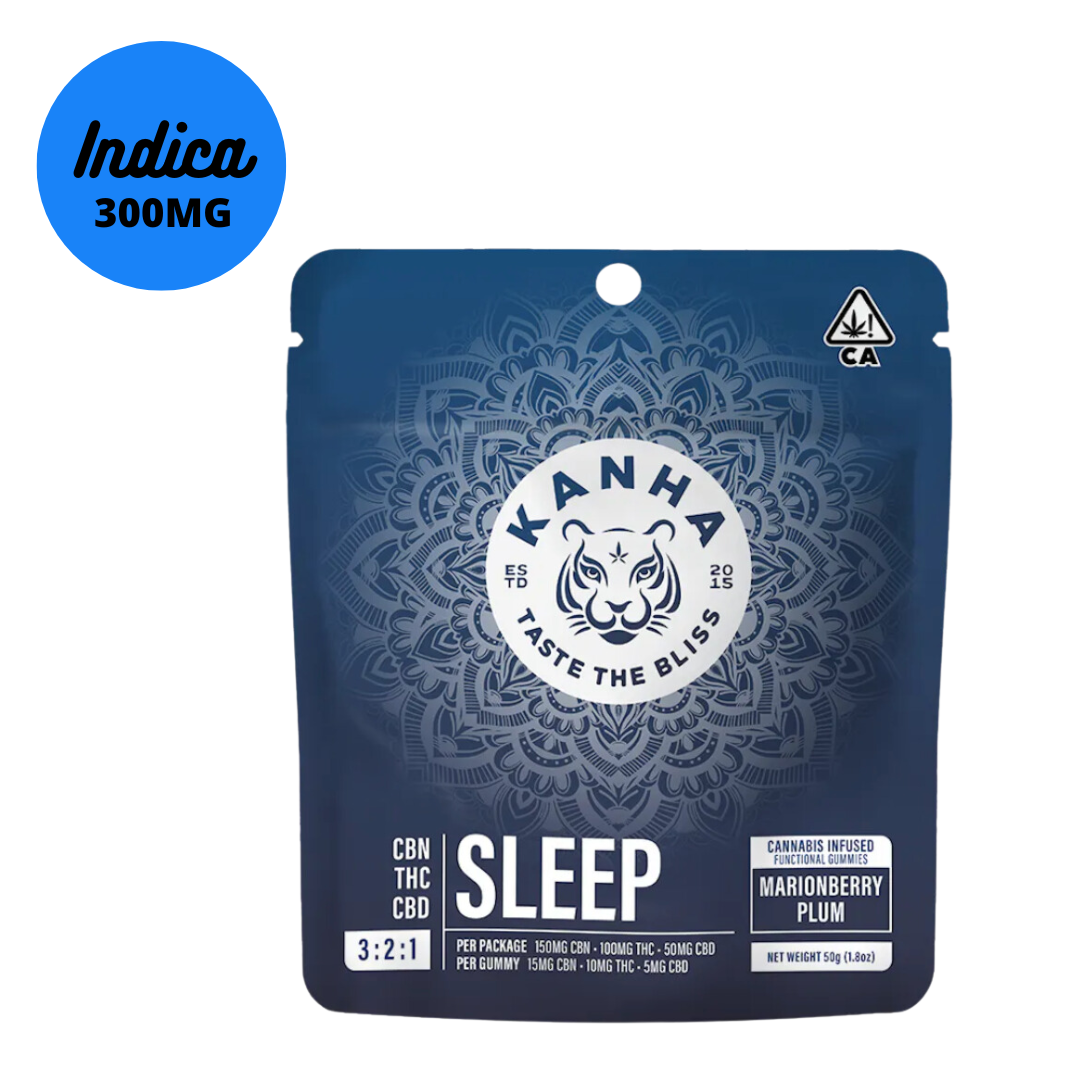 Kanha Nano Sleep 3:2:1: Marionberry Plum Gummies