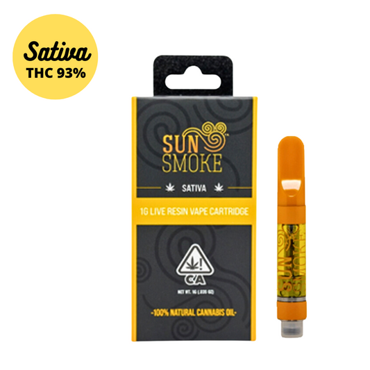 1GM SunSmoke Blue Dream Live Resin 510 Vape