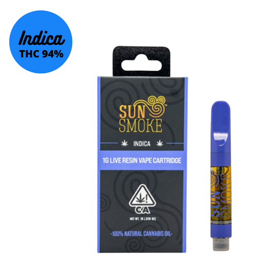 1GM SunSmoke Berry Creamy Live Resin 510 Vape