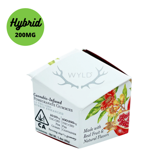 Wyld Pomegranate THC:CBD 1:1 Gummies